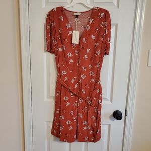 NEW Universal Thread Floral Tie Dress